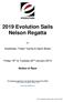 2019 Evolution Sails Nelson Regatta