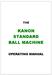 KANON STANDARD BALL MACHINE