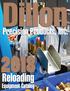 Dillon. Reloading. Precision Products, Inc. Equipment Catalog