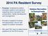 2014 PA Resident Survey