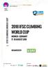 IFSC CLIMBING WORLD CUP