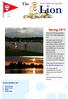 Spring In this month s Lion - Welcome to the Spring Edition of the Trent Valley Sailing Club Lion.
