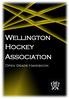 Wellington Hockey Association. Open Grade Handbook