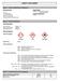 SAFETY DATA SHEET. H226 Flammable Liquid and vapor H302 Harmful if swallowed H314 Causes severe skin burns and eye damage H350 May cause cancer