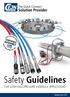 Safety Guidelines FOR ULTRA HIGH-PRESSURE HYDRAULIC APPLICATIONS.