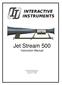 Jet Stream 500 Instruction Manual