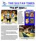 THE SULTAN TIMES SENIORS. By: Amber Pehringer. Volume 1 Issue 2 December, 2014