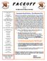 F A C e o f f Volume XVIII Issue 9 May, 2016 The Official Scorecard of Moorhead Youth Hockey