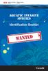 Aquatic invasive species. Identification Booklet