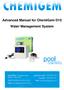 Advanced Manual for ChemiGem D10 Water Management System