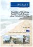 Feasibility of Identifying Family Friendly Beaches along Victoria s Coastline