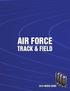 PAGE TITLE HERE AIR FOR AIR FORCE CE TR TRACK & FIELD ACK & FIELD MEDIA GUIDE MEDIA GUIDE