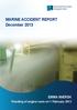 MARINE ACCIDENT REPORT December 2013