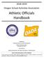 Athletic Officials Handbook