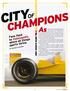 CITYOF CHAMPIONS. Fans flock to Indianapolis, where all things sports thrive. INDY SPORTS GUIDE « by Graham Flashner