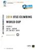 2014 IFSC CLIMBING WORLD CUP