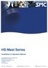 HD Mast Series. Installation & Operation Manual