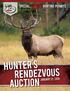 HUNTER S RENDEZVOUS AUCTION JANUARY 31, 2015