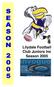 Lilydale Junior Football Club Junior Presidents Report Season 2005
