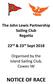 The John Lewis Partnership Sailing Club Regatta. 22 nd & 23 rd Sept Organised by the Island Sailing Club, Cowes IW NOTICE OF RACE