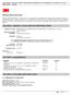 3M MATERIAL SAFETY DATA SHEET 3M(TM) HB QUAT DISINFECTANT CLEANER Ready-to-Use (Product No. 25, Twist 'n Fill(tm) System) 05/04/2005