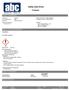 Safety Data Sheet. Protector. Emergency Phone: (800) Silicone Emulsion Supplier: ABC Compounding Co., Inc JONESBORO RD Morrow, GA 30260