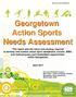 Georgetown Action Sports Needs Assessment