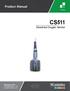 CS511. Dissolved Oxygen Sensor. Revision: 5/18 Copyright Campbell Scientific, Inc.