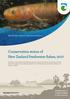 Conservation status of New Zealand freshwater fishes, 2017