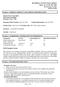 MATERIAL SAFETY DATA SHEET Kane Ace X-CP, MC 1403 Revised June 21, 2005 MSDS # 02206