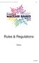 European Maccabi Games 2015 Rules & Regulations. Chess. Rules & Regulations
