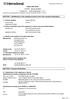 Safety Data Sheet CLX51Z Interlac 665 Red Version No. 1 Date Last Revised 11/12/12