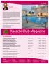 Karachi Club Magazine Magazine