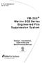 FM-200 Marine ECS Series Engineered Fire Suppression System. Design, Installation, Operation and Maintenance Manual LISTED LISTED
