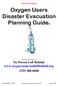Oxygen Users Disaster Evacuation Planning Guide
