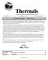 Thermals. Mike Verzuh. Mike Verzuh. Next Meeting: Misc. Date/Time July 13 th prior to Competition Location: Sod Farm