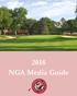 2018 NGA Media Guide NGA Media Guide