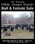 18th Annual. Bull & Female Sale. Wilde Angus Ranch. Saturday, March 2, :00 p.m. At the Ranch East of Shevlin, MN