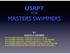 USRPT FOR MASTERS SWIMMERS