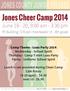Jones Cheer Camp 2014