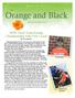 Orange and Black. Martinsburg High School