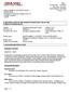 Page: 1 SAFETY DATA SHEET Revision Date: 11/04/2010 Print Date: 1/11/2011 MSDS Number: R Version: 1.15