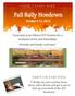 Fall Rally Hoedown PARTY COUNTRY STYLE. October 9-11, 2014