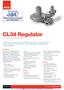 CL34 Regulator Commercial and Industrial Regulator