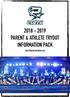 PARENT & ATHLETE TRYOUT INFORMATION PACK