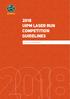 2018 UIPM LASER RUN COMPETITION GUIDELINES. as at 21 September 2018