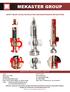 MEKASTER GROUP SAFETY RELIEF VALVES INSTALLATION AND MAINTENANCE INSTRUCTIONS M E K A S T E R E N G I N E E R I N G L I M I T E D