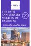 THE 98TH ANNIVERSARY MEETING OF CAMWS-SS