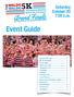 Event Guide. Saturday October 20 7:30 a.m.