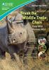Break the Wildlife Trade Chain Keep Wild Animals Wild